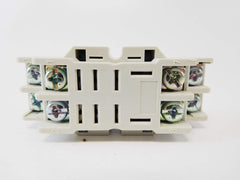 SCHNEIDER ELECTRIC Square D 8501NR42 Relay Socket 300 VAC 10 Amp Din Rail/Direct Panel Mount Double Tier