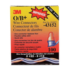 3M 3M O/B Orange/Blue Wire Conn 100/Box