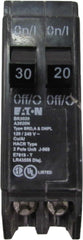 EATON Eaton BR3020 BR 1 Inch Duplex Circuit Breaker 20/30 A