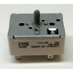 FRIGIDAIRE Frigidaire 316436000 6 in Range Burner Infinite Switch 240V Replaces AP3890378