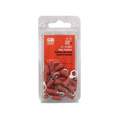 NVENT Gardner Bender 20-102 Ring Terminal, 22-16awg 8-10 Stud - 22 pk.