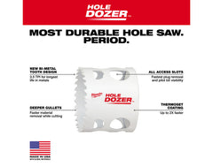 MILWAUKEE Milwaukee 49-56-9640 Hole Dozer Bi-Metal Hole Saw 3-3/8 inches