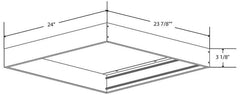 RAB Rab SMKEZPAN2X2 Surface Mounting Kit 2 x 2 Foot