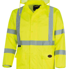 PIONEER Pioneer V1080360U-M 5619U Hi-Viz Rainsuit Green (Medium)