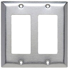LEGRAND Pass & Seymour SL262 Wall Plate Standard 430 Stainless Steel