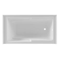 DAKOTA Dakota Plumbing Products DST-ALRC01W Alcove Bathtub 59 Gal