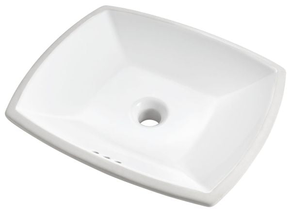 AMERICAN STANDARD American Standard 0545.000.020 Edgemere 18-1/2 inchesW Rectangular Undermount Bathroom Sink