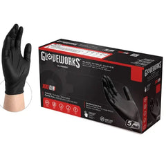 AMMEX Ammex GPNB44100 GlovePlus Industrial Grade Nitrile Gloves, Powder-Free, 100/Box