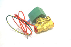 ASCO Asco 8210G002 Red Hat Solenoid Valve, 2 Way, NC, Brass, 1/2 In
