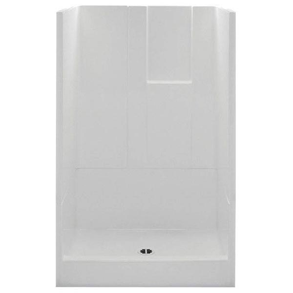 AQUATIC Aquatic 1483NTRI-WH Remodeline Sectionals Alcove Shower Unit 48 x 34 x 72-3/4 in