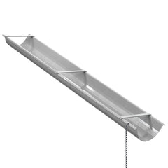 BON PRO PLUS Bon Pro Plus 12-393 Aluminum Straight End Concrete Chute 8 feet