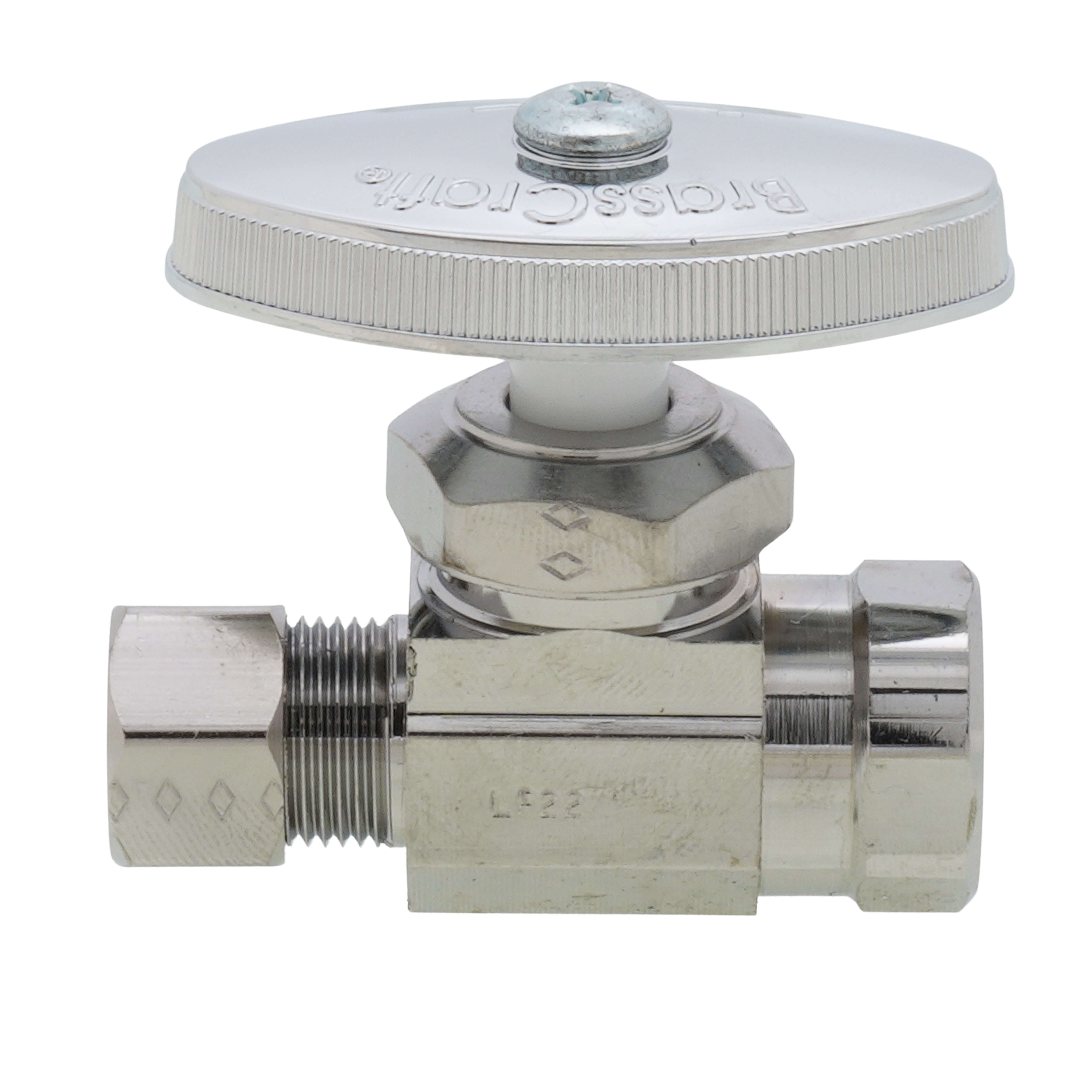BRASSCRAFT Brasscraft OR10X-C Multi-Turn Straight Valve 3/8 inch x 3/8 inch