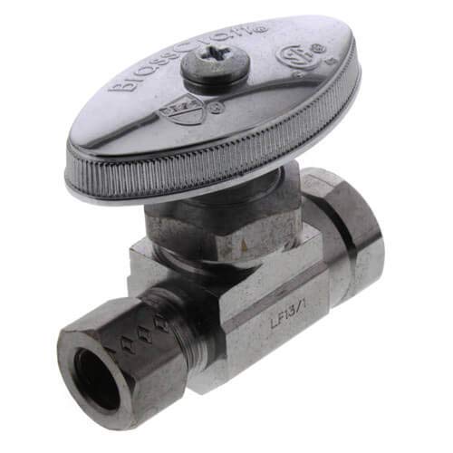 BRASSCRAFT Brasscraft OR10X-C Multi-Turn Straight Valve 3/8 inch x 3/8 inch