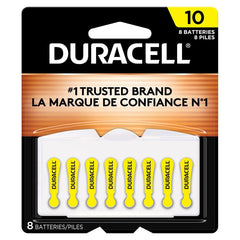 DURACELL Duracell DA10B8ZM10 Hearing Aid Battery Zinc Air 8pk