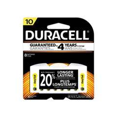 DURACELL Duracell DA10B8ZM10 Hearing Aid Battery Zinc Air 8pk