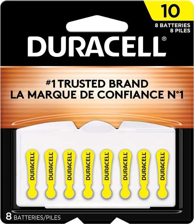 DURACELL Duracell DA10B8ZM10 Hearing Aid Battery Zinc Air 8pk