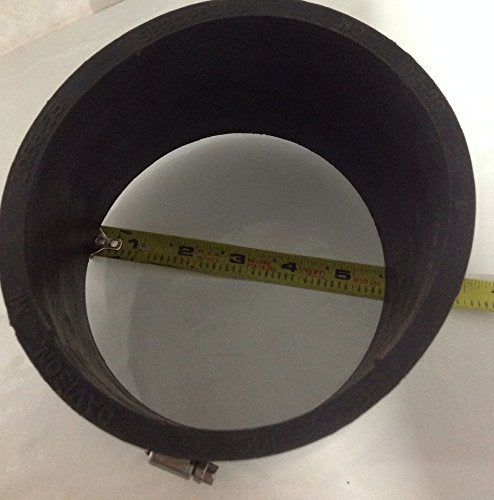 FERNCO Fernco 1056-55 Coupling Flexible 5 Inch Cast Iron/Plastic to Cast Iron/Plastic