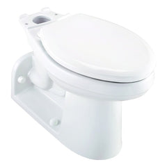 GERBER Gerber 21-975 Toilet Bowl Compact Elongated Floor Mounted Back Outlet 1.28 Gallons Per Flush