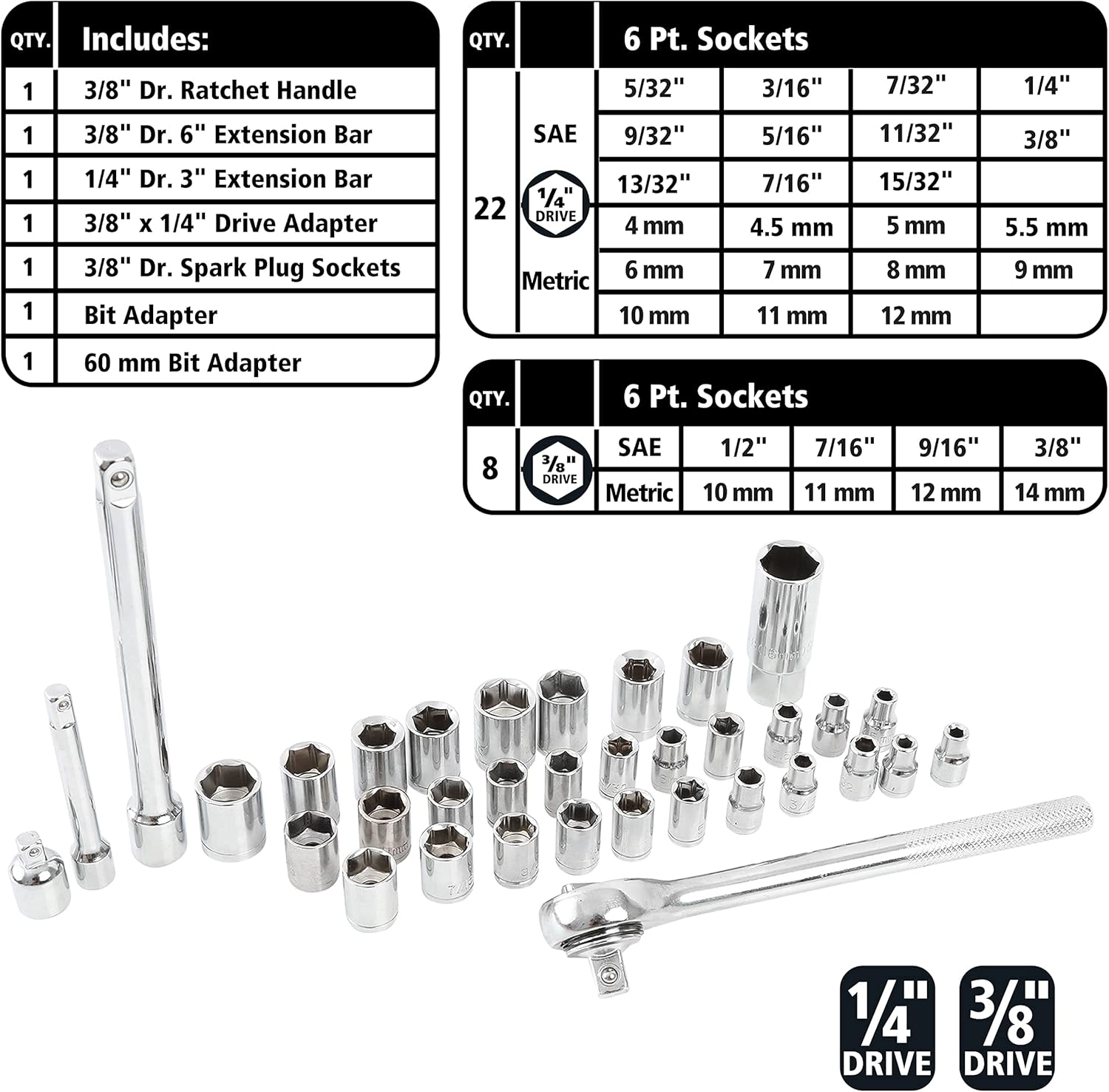 GREAT NECK Great Neck TK119 119-Piece Tool Set with Case