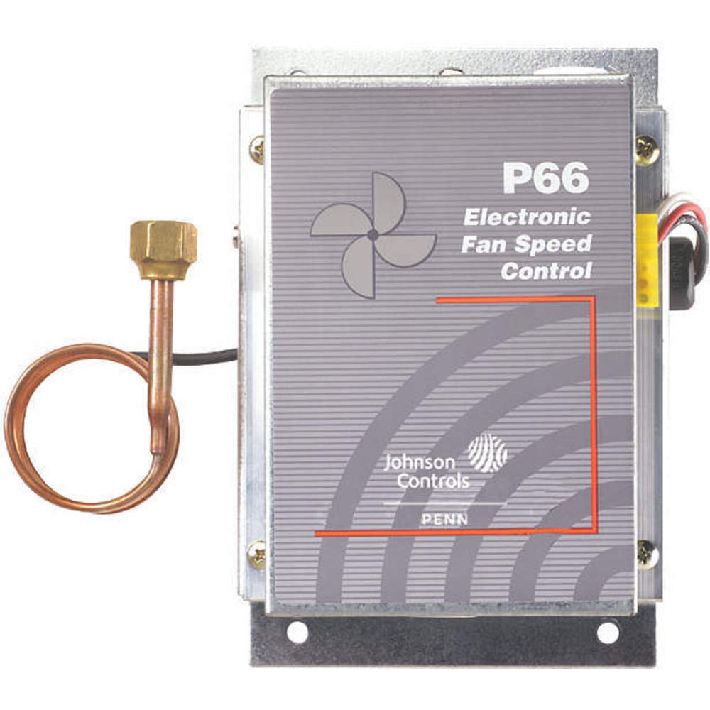 JOHNSON CONTROLS Johnson Controls P66BAB-5C Dual Input Sensor Model Pressure Actuated Motor Speed Controller 190-250 PSIG, 60 inches Capillary