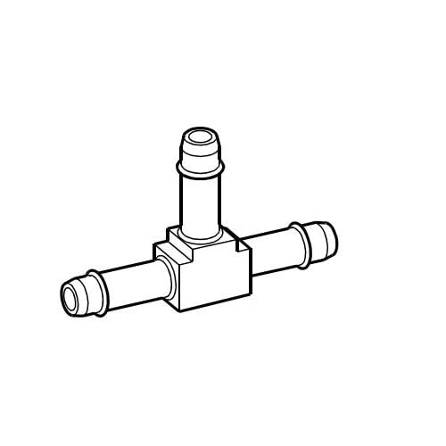 JOHNSON CONTROLS Johnson Controls F-700-84 Tee Coupler 1/4 x 1/4 x 5/32 Inch Brass Barb