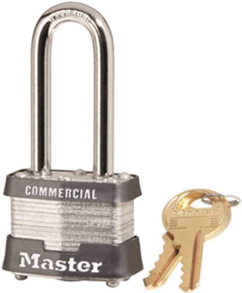 MASTER LOCK Master Lock 3KALH Padlock 1-9/16 inches Shackle Clearance 2 inches