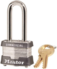 MASTER LOCK Master Lock 3KALH Padlock 1-9/16 inches Shackle Clearance 2 inches