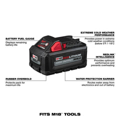 MILWAUKEE Milwaukee 48-11-1865 M18 Redlithium High Output XC6.0 Battery Pack