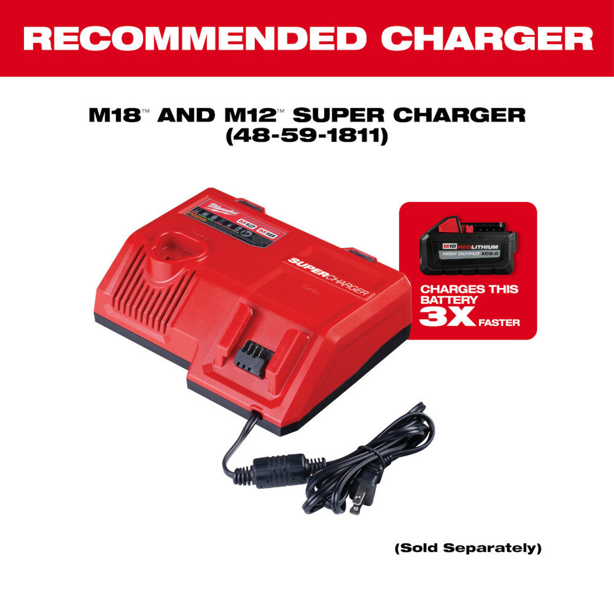 MILWAUKEE Milwaukee 48-11-1880 Battery 8 Ah XC Lithium-Ion