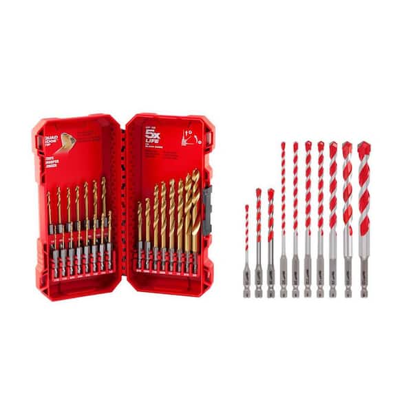 MILWAUKEE Milwaukee 48-20-9052 Shockwave 7-Piece Carbide Masonry Drill Bit Set