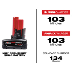 MILWAUKEE Milwaukee 48-11-2460 Pack Bat Bare Tool 6Ah