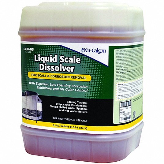 NU-CALGON Nu-Calgon 4330-05 Scale Dissolver, Liquid 5 Gallon