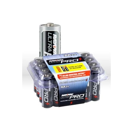 RAYOVAC Rayovac ALAA-24 Battery, AA, Alkaline 24 per pack ALAA-24/ALAA-24PP