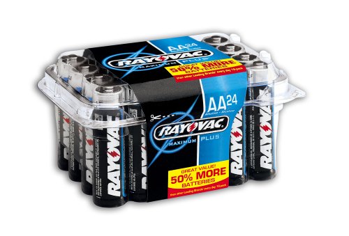 RAYOVAC Rayovac ALAA-24 Battery, AA, Alkaline 24 per pack ALAA-24/ALAA-24PP