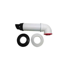 RINNAI Rinnai 223181 11.5 inches Metal Inner Exhaust/Plastic Outer Intake, Universal, Horizontal, Termination Kit for HE+/HE 3 inches/5 inches Non-Condensing Tankless Water Heater Vent