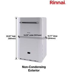 RINNAI Rinnai REP199EN Model Series 199 MBH Outdoor Natural Gas Tankless Water Heater