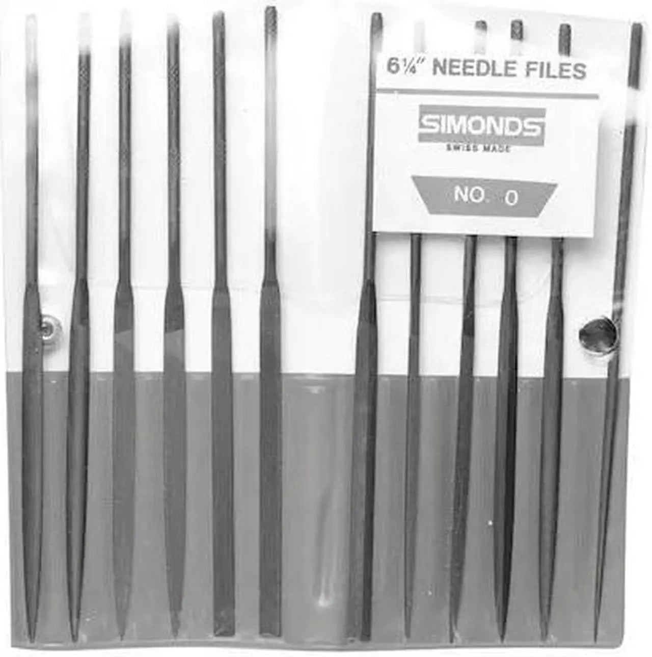 SIMONDS Simonds 83551500 Swiss Pattern, 6-1/4 inches RHN Assortment, Cut: 2