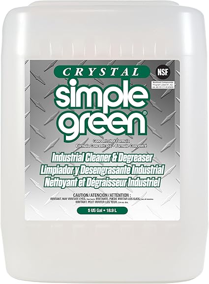 SIMPLE GREEN Simple Green 19005 Crystal Cleaner and Degreaser 5 gal Pail