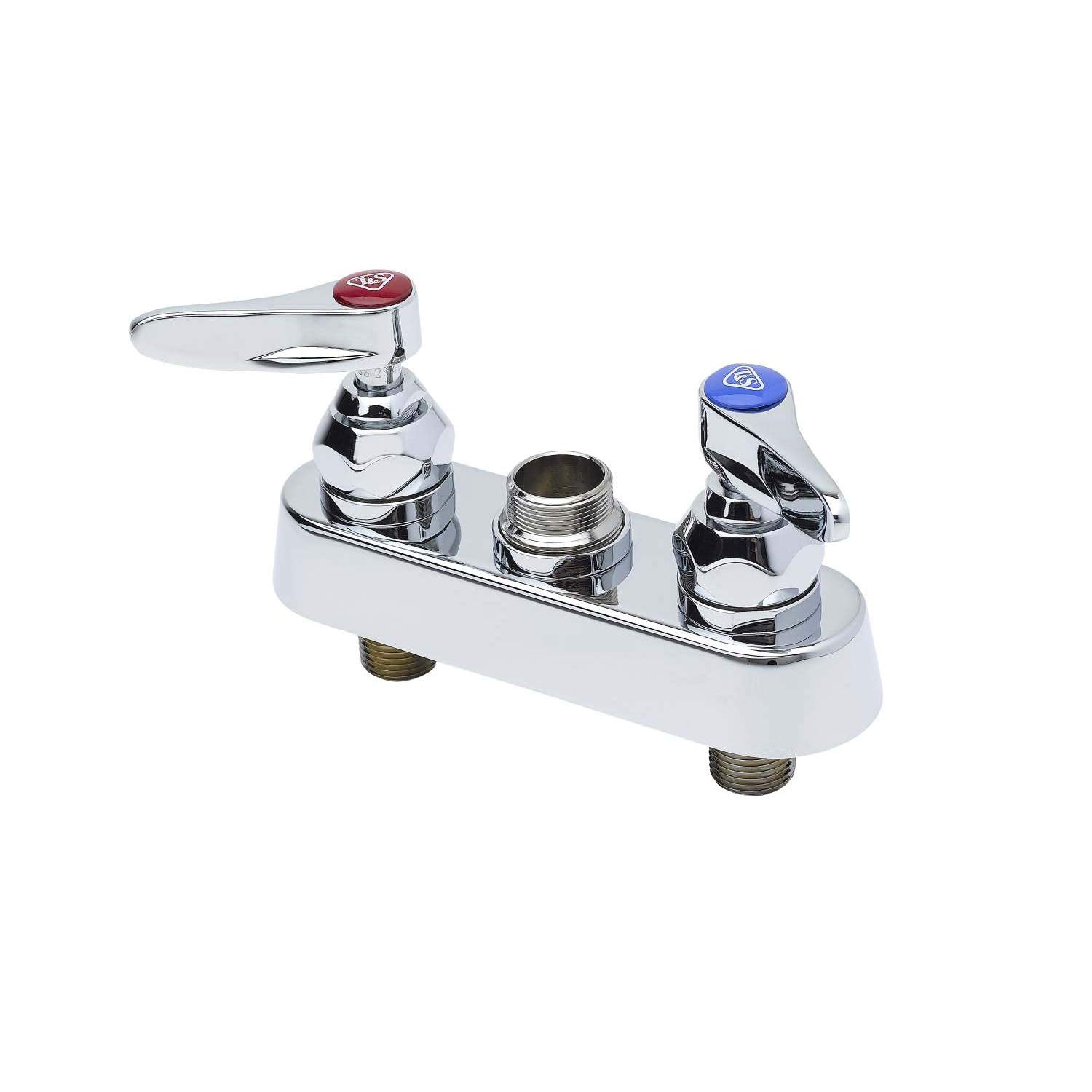 T&S BRASS T&S Brass B-1110-LN Faucet, Deck Mount - 4 inches Center