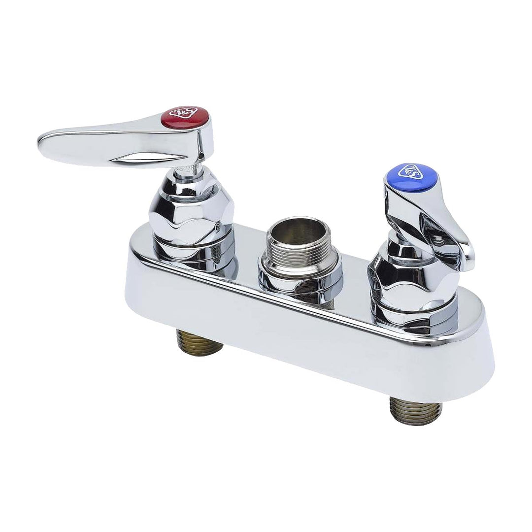 T&S BRASS T&S Brass B-1110-LN Faucet, Deck Mount - 4 inches Center
