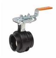 VICTAULIC Victaulic V060761SE2 Vic-300 MasterSeal 6 in. Ductile Iron EPDM Locking Lever Handle Butterfly Valve