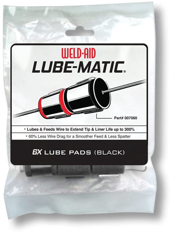WELD-AID Weld-Aid WEL007060 Lube-Matic Kleener Pads, 6/Pack