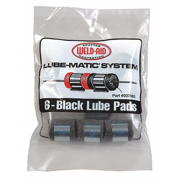 WELD-AID Weld-Aid WEL007060 Lube-Matic Kleener Pads, 6/Pack
