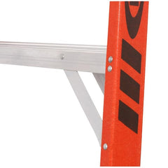 WERNER Werner T7406 6 feet Dual Access Fiberglass Step Ladder 375 lb. Cap