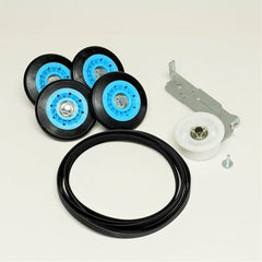 CHOICE MANUFACTURED PARTS Choice Manufactured Parts Samkithd Heavy Duty Dryer Pulley Rollers Belt Maintenance Kit for Samsung DC97-16782A DC93-00634A 6602-001655