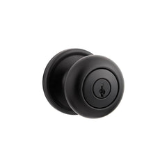 KWIKSET Kwikset 740H-514 Hancock Knob Entry Door Lock Matte Black
