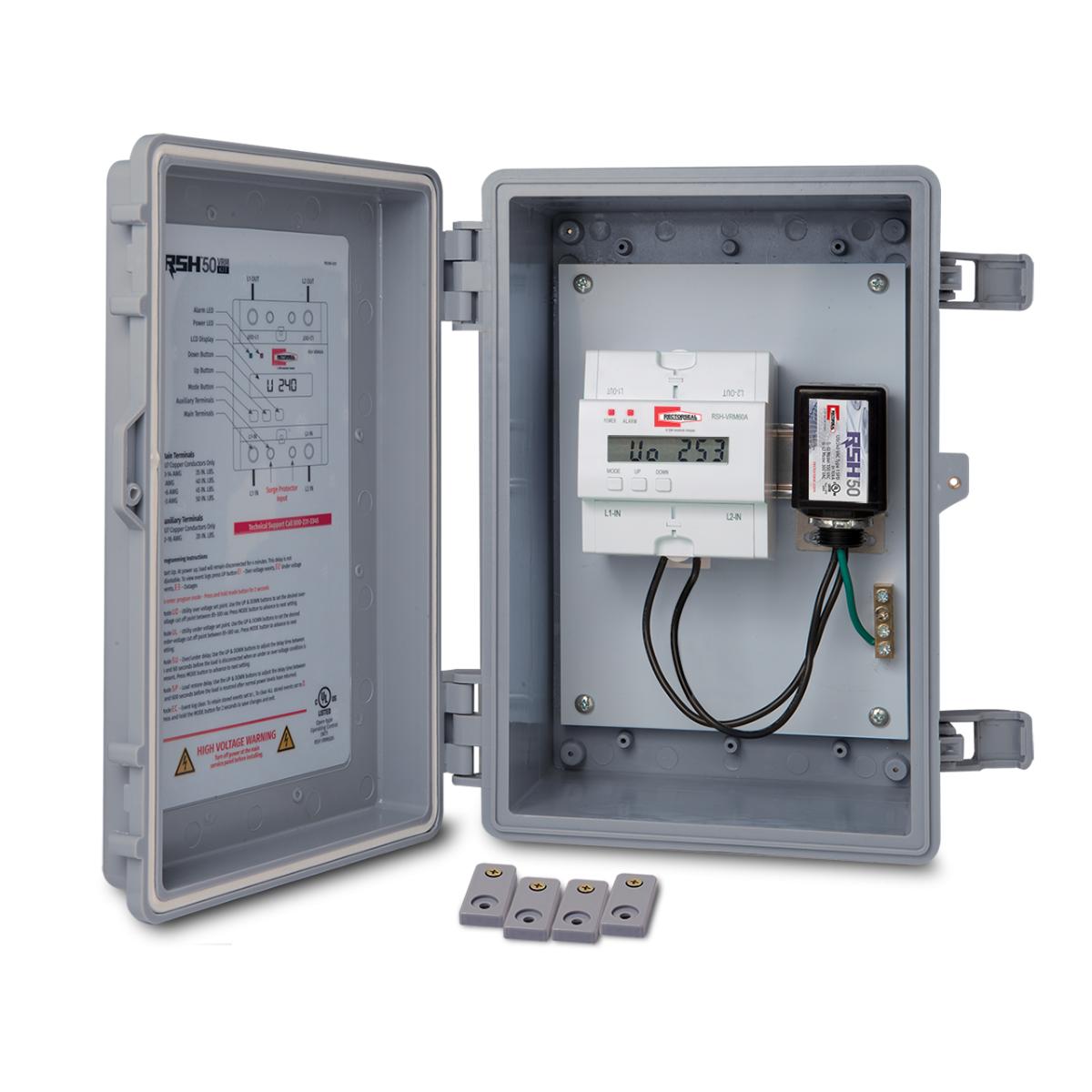 RECTORSEAL RectorSeal 96421 Surge Protector and Voltage Range Monitor, Electrical Ratings: 60 A 120 to 240 VAC