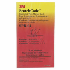 3M 3M SPB-04 Pre-Printed Wire Marker Book