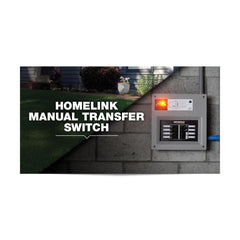 GENERAC POWER SYSTEMS Generac Power Systems 9855 HomeLink Manual Transfer Switch 50 Amp 16 Circuits