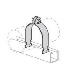ATKORE Atkore P1118 EG Electrogalvanized Steel 2-Piece Rigid/IMC Conduit Clamp (2-1/2 inches)